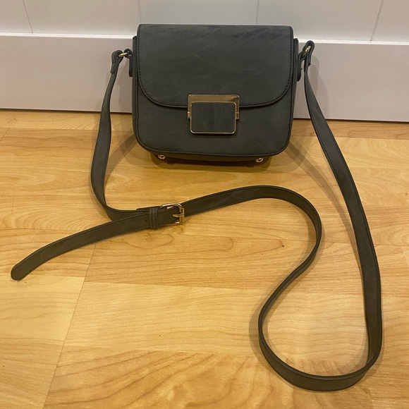 Dark Grey Marble Crossbody Purse - Picture 2 of 12